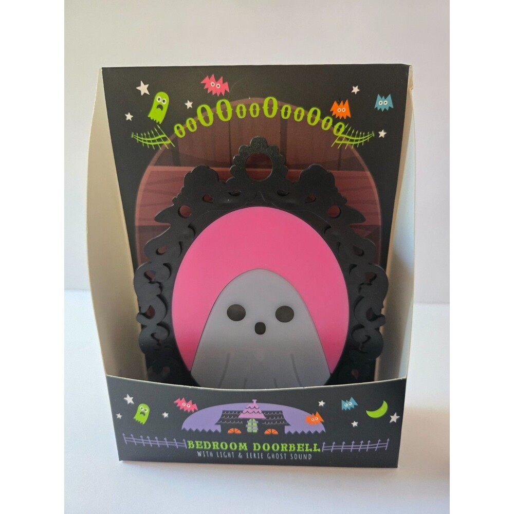 NIB. Target. Bedroom doorbell with light & eerie ghost sound. Batteries included